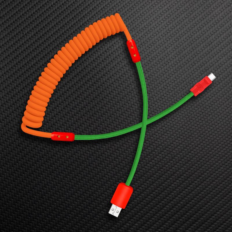 "Chubby Mood" Silicone Braided Fast Charging Cable #831 - Image 60