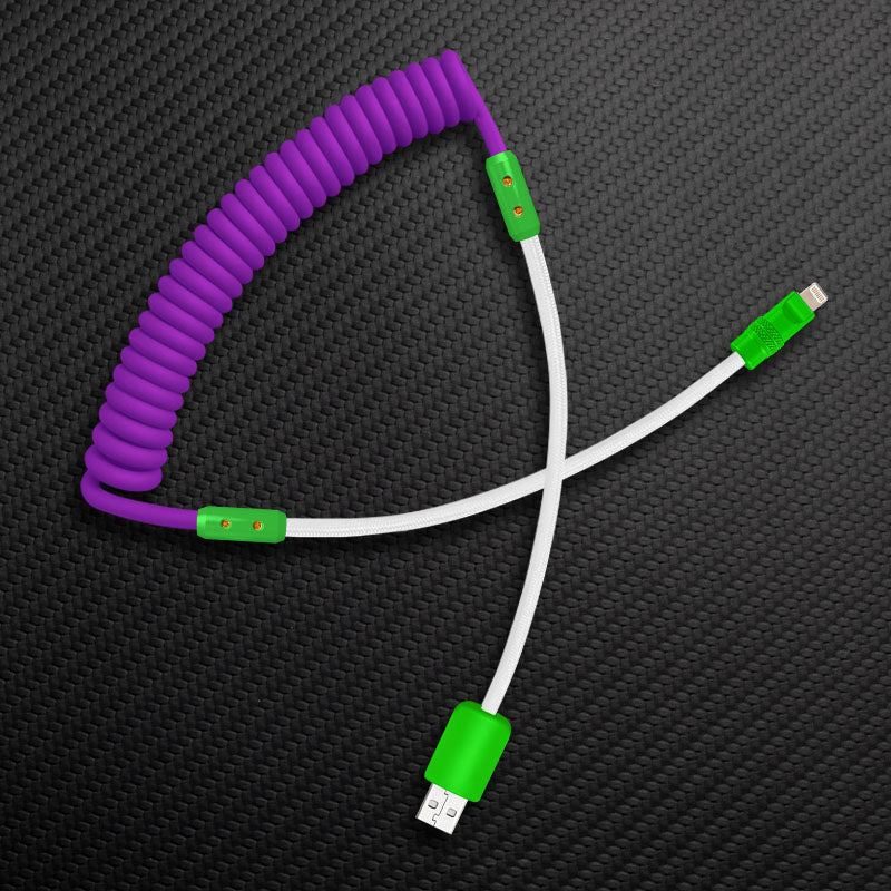 "Chubby Mood" Silicone Braided Fast Charging Cable #831 - Image 62