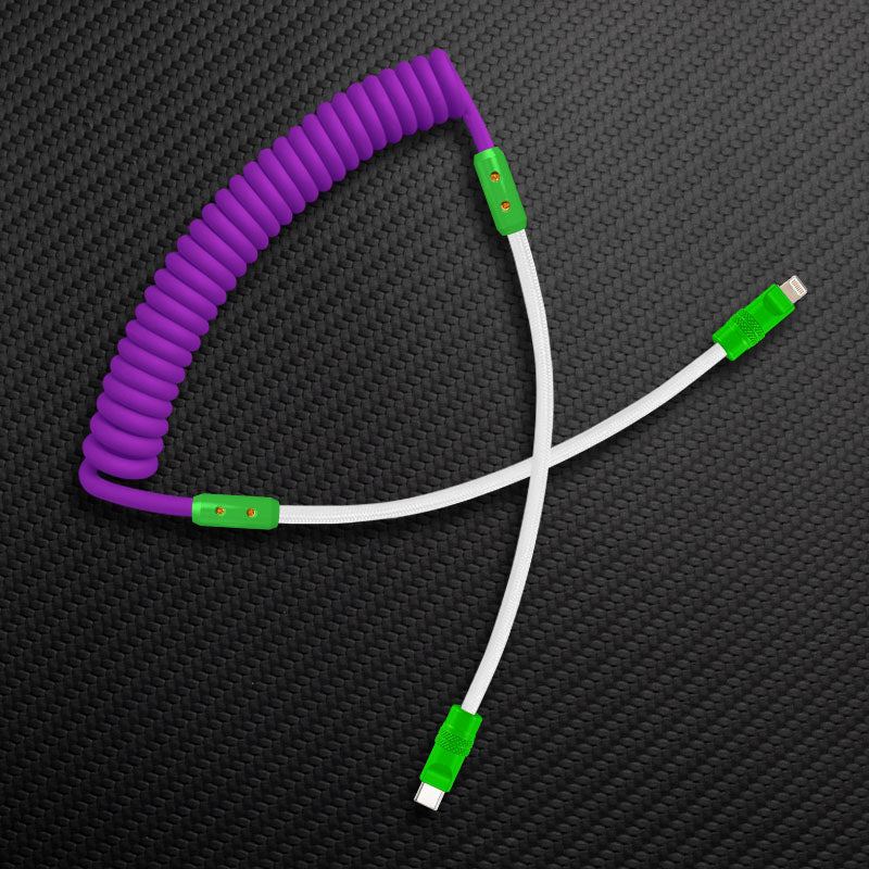 "Chubby Mood" Silicone Braided Fast Charging Cable #831 - Image 63