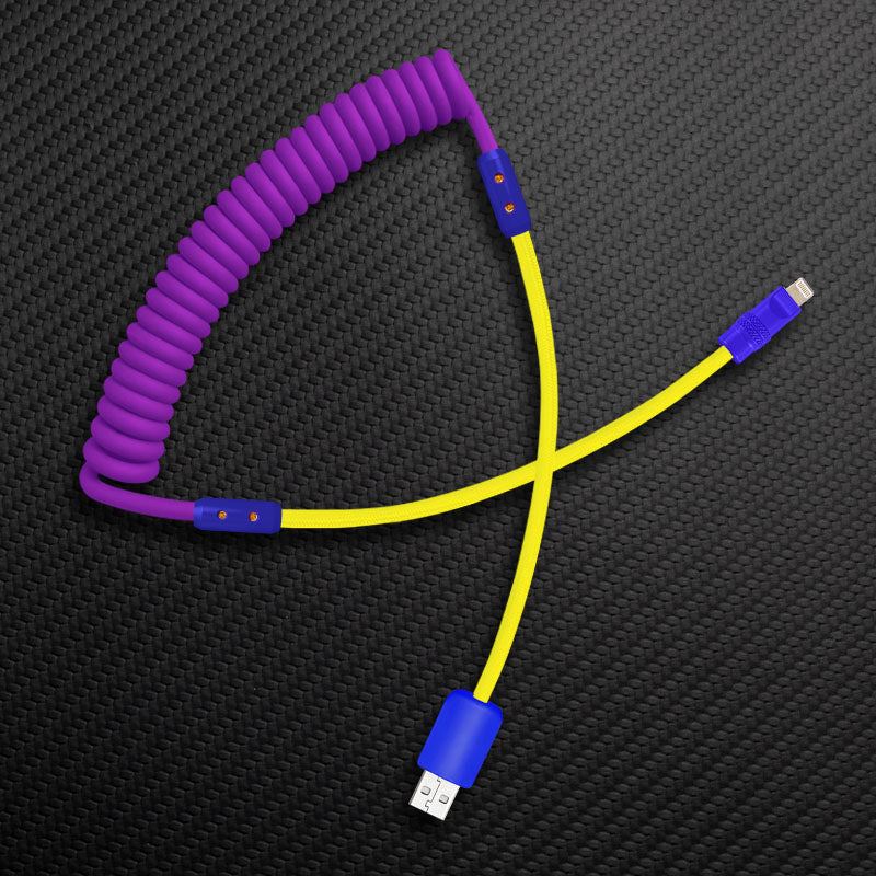"Chubby Mood" Silicone Braided Fast Charging Cable #831 - Image 66