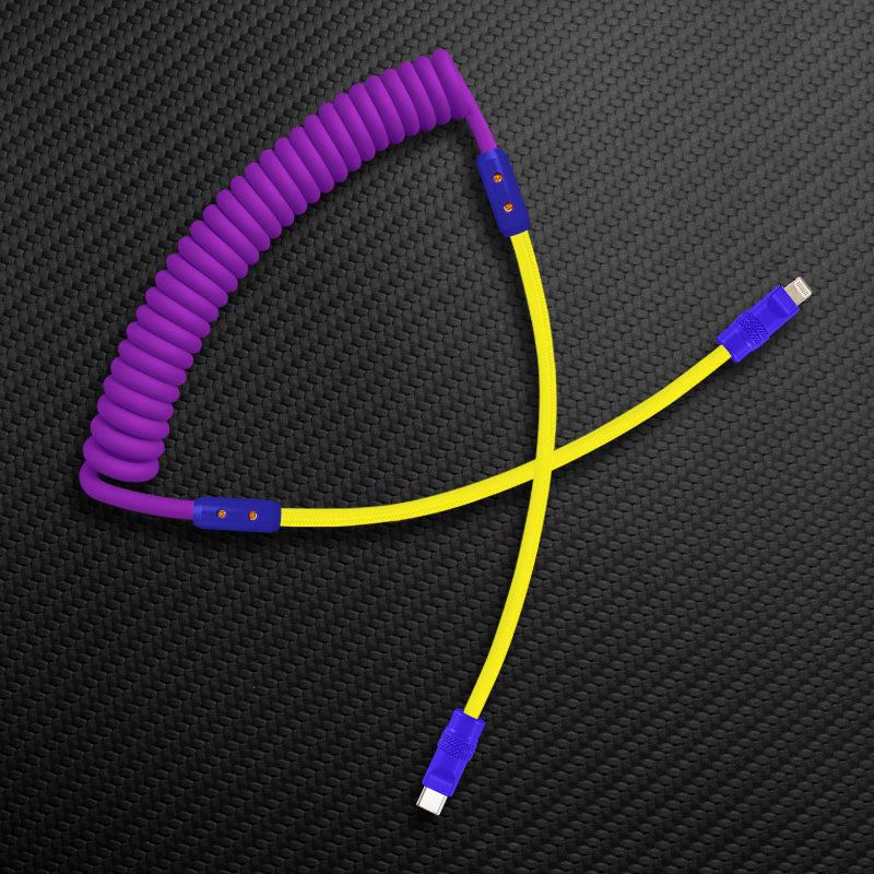 "Chubby Mood" Silicone Braided Fast Charging Cable #831 - Image 67