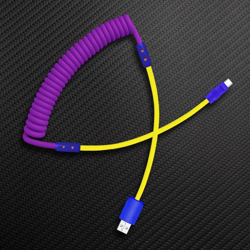 "Chubby Mood" Silicone Braided Fast Charging Cable #831 - Image 68