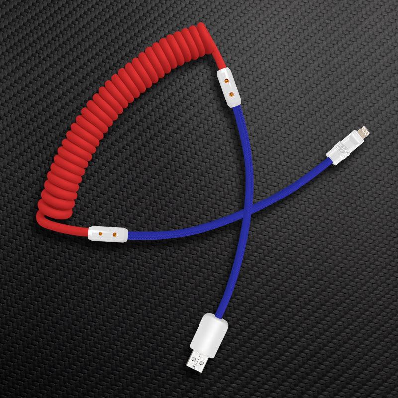 "Chubby Mood" Silicone Braided Fast Charging Cable #831 - Image 70