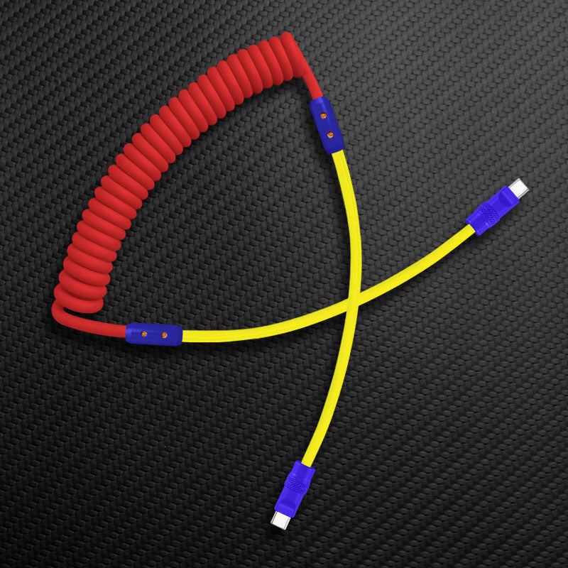 "Chubby Mood" Silicone Braided Fast Charging Cable #831 - Image 77