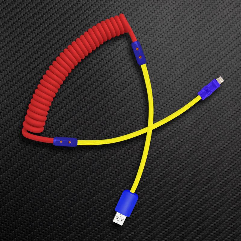"Chubby Mood" Silicone Braided Fast Charging Cable #831 - Image 78