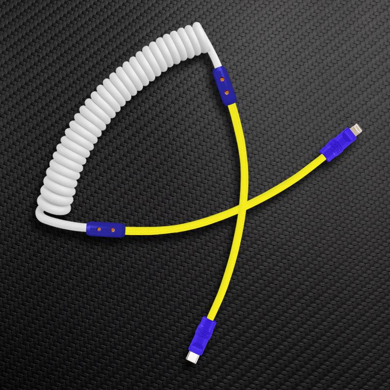 "Chubby Mood" Silicone Braided Fast Charging Cable #831 - Image 83
