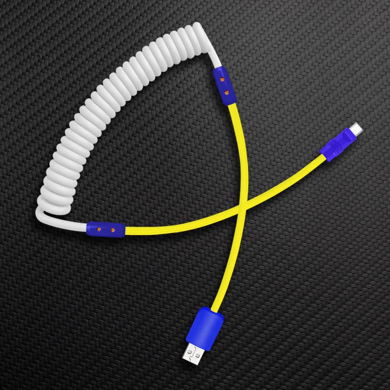 "Chubby Mood" Silicone Braided Fast Charging Cable #831 - Image 84
