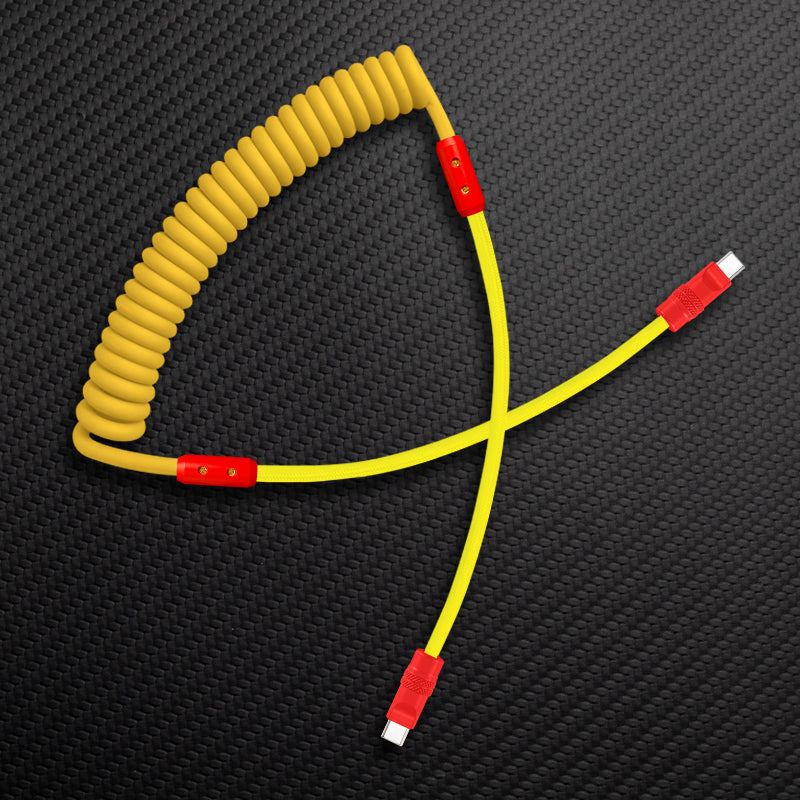 "Chubby Mood" Silicone Braided Fast Charging Cable #831 - Image 85