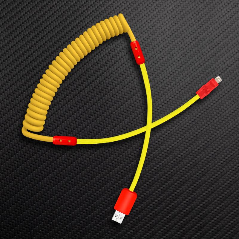 "Chubby Mood" Silicone Braided Fast Charging Cable #831 - Image 86