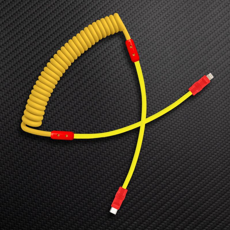 "Chubby Mood" Silicone Braided Fast Charging Cable #831 - Image 87