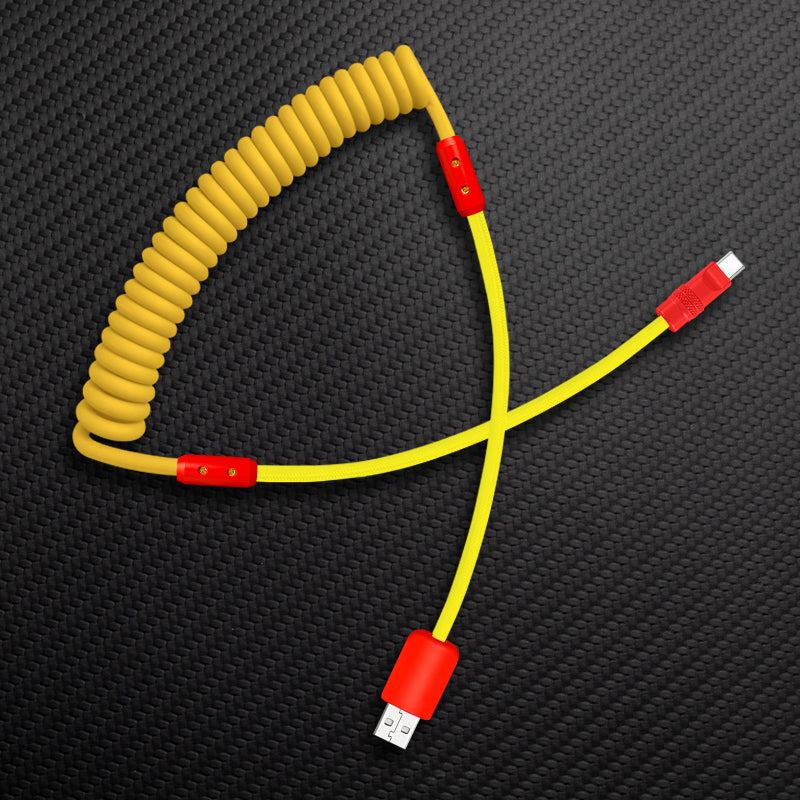 "Chubby Mood" Silicone Braided Fast Charging Cable #831 - Image 88
