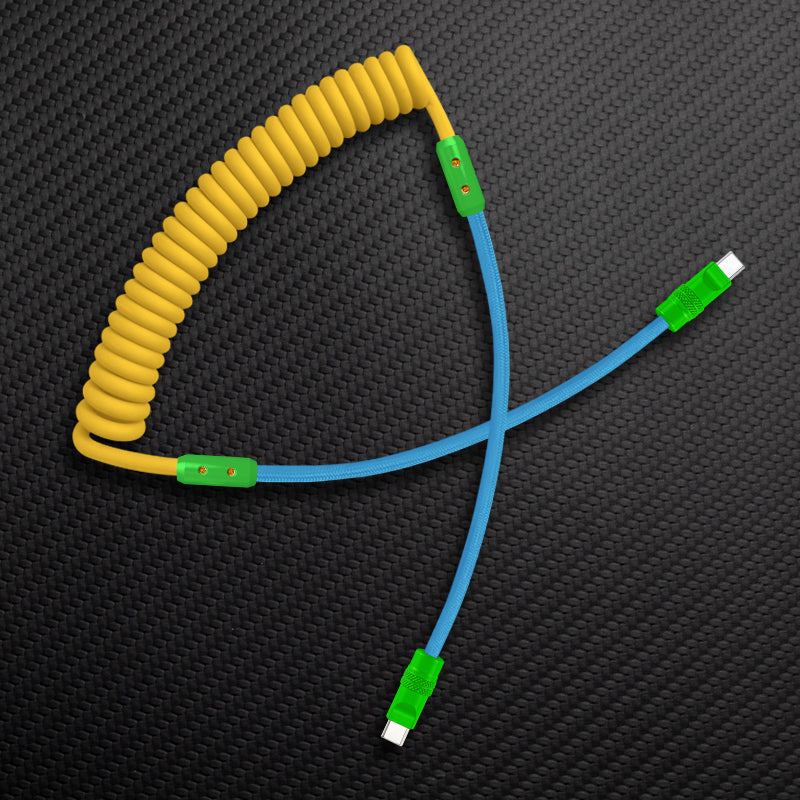 "Chubby Mood" Silicone Braided Fast Charging Cable #831 - Image 89