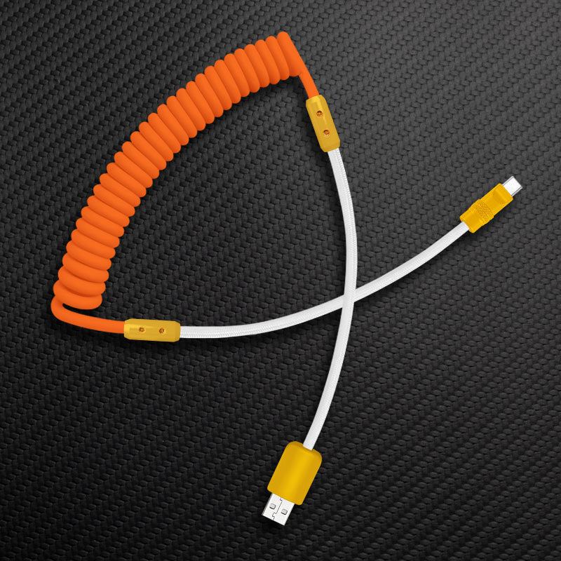 "Chubby Mood" Silicone Braided Fast Charging Cable #831 - Image 96