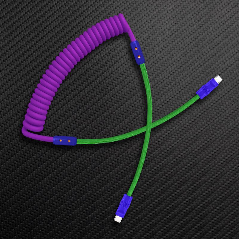 "Chubby Mood" Silicone Braided Fast Charging Cable #831 - Image 97