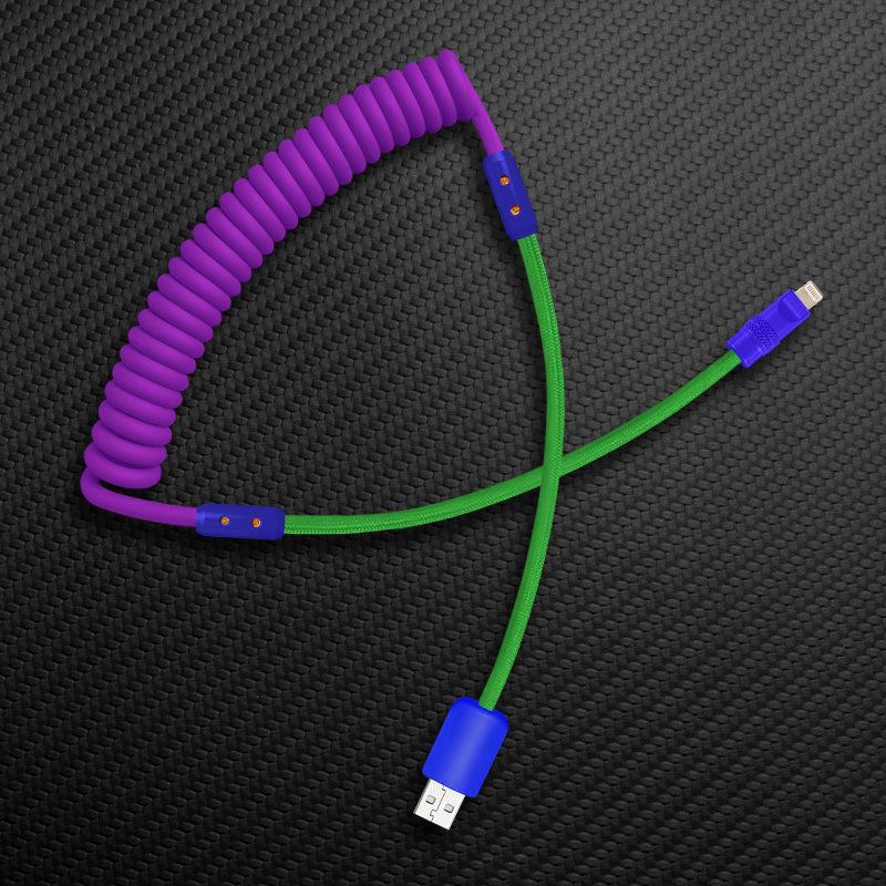 "Chubby Mood" Silicone Braided Fast Charging Cable #831 - Image 98