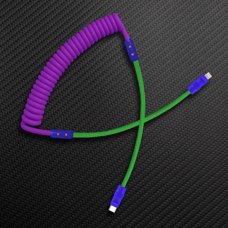 "Chubby Mood" Silicone Braided Fast Charging Cable #831 - Image 99