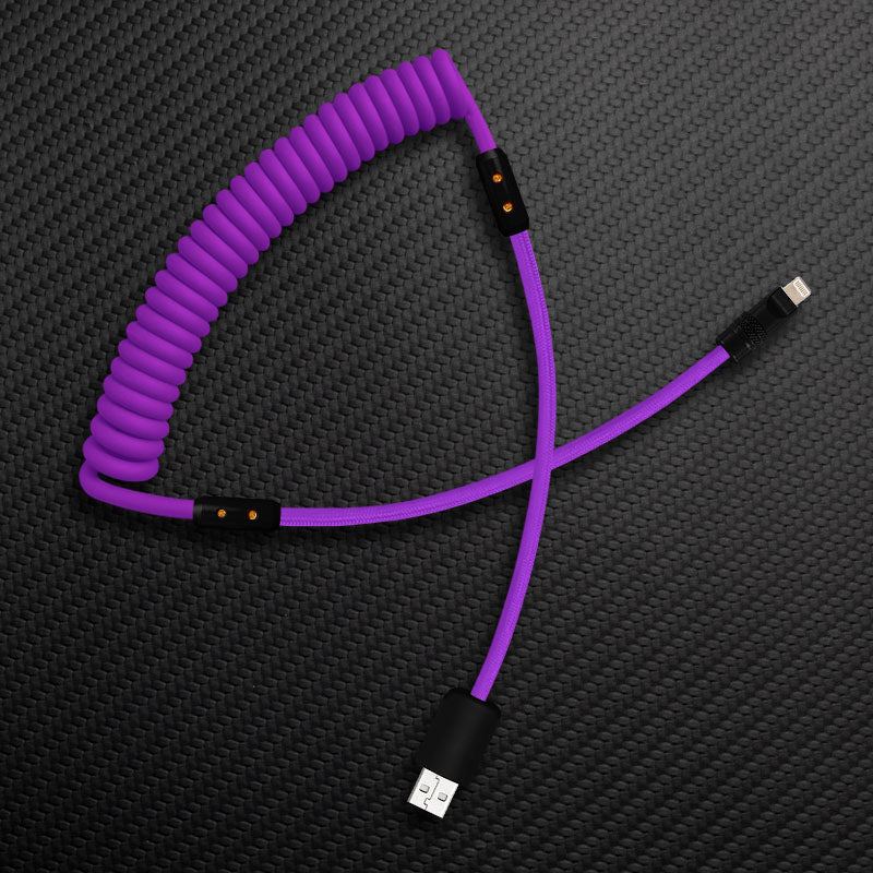 "Chubby Mood" Silicone Braided Fast Charging Cable #999 - Image 10