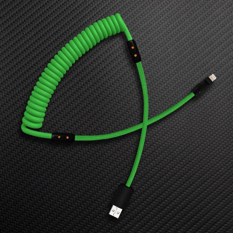 "Chubby Mood" Silicone Braided Fast Charging Cable #999 - Image 2
