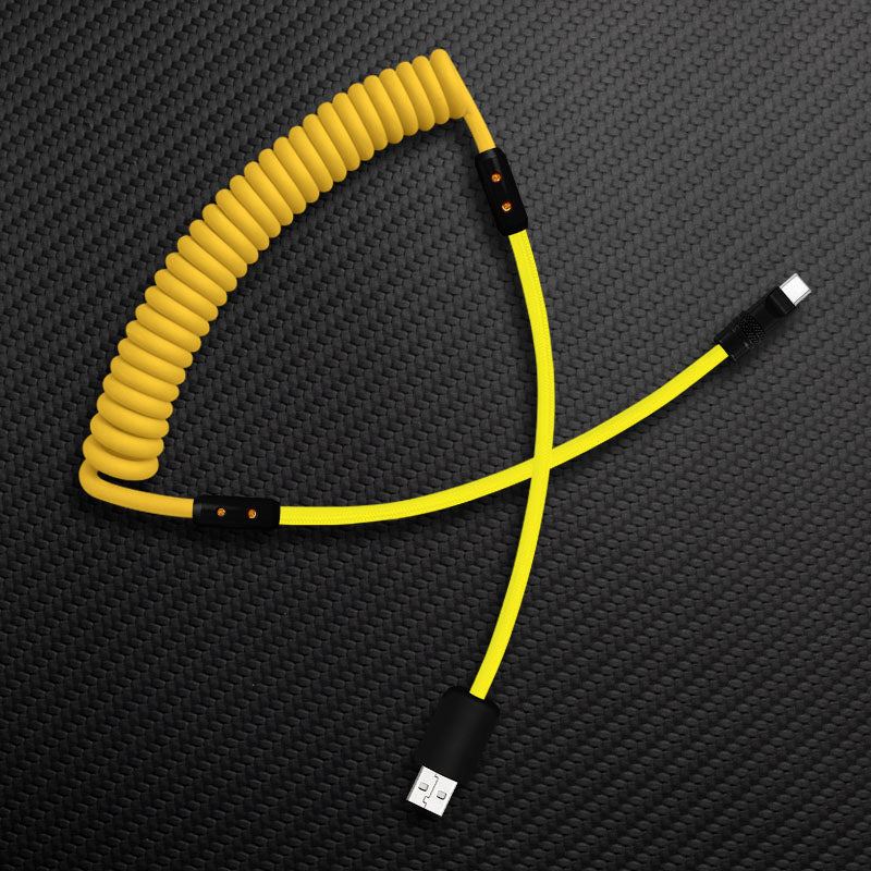 "Chubby Mood" Silicone Braided Fast Charging Cable #999 - Image 24