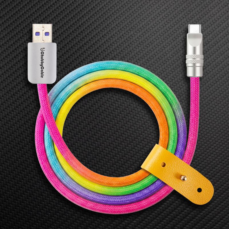 "Rainbow Chubby" Colorful Chubby Cable - Image 17