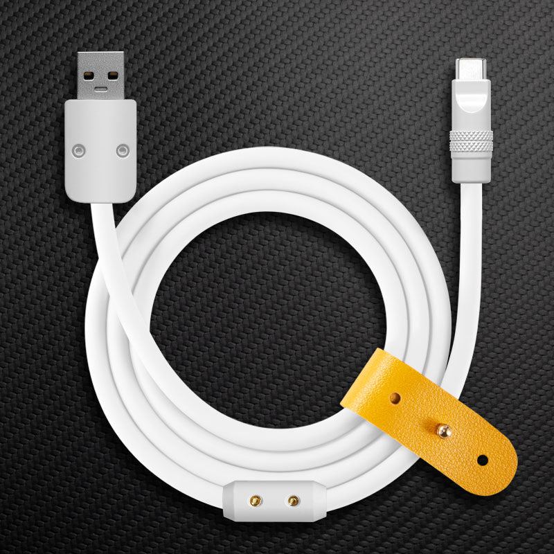 "Mono Chubby" Solid Color Silicone Charge Cable - Image 30