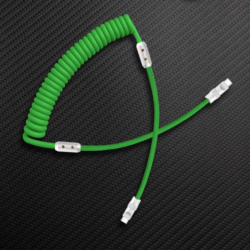 "Chubby" Spring Braided Silicone Fast Charge Cable - Image 13