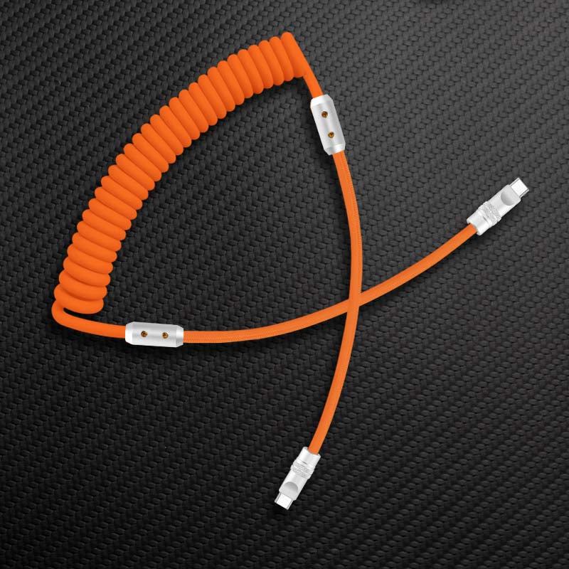 "Chubby" Spring Braided Silicone Fast Charge Cable - Image 15