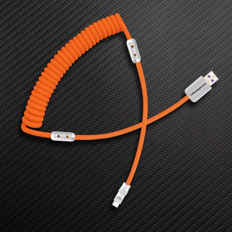 "Chubby" Spring Braided Silicone Fast Charge Cable - Image 18