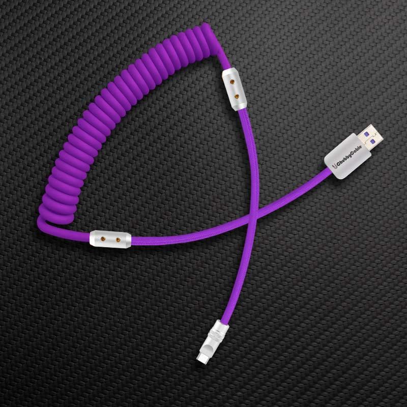 "Chubby" Spring Braided Silicone Fast Charge Cable - Image 22