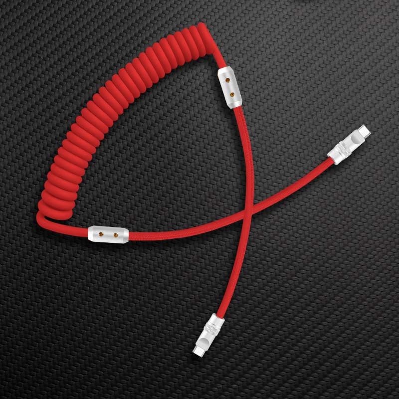 "Chubby" Spring Braided Silicone Fast Charge Cable - Image 23