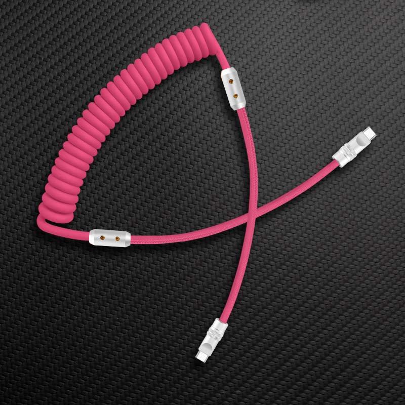 "Chubby" Spring Braided Silicone Fast Charge Cable - Image 25
