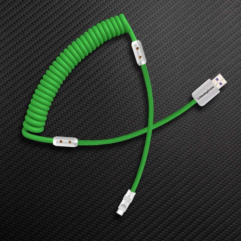 "Chubby" Spring Braided Silicone Fast Charge Cable - Image 36