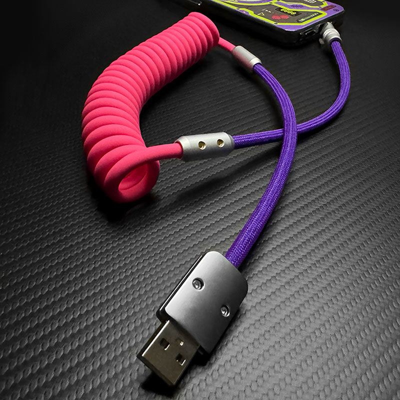 "Chubby" Spring Braided Silicone Fast Charge Cable - Image 5