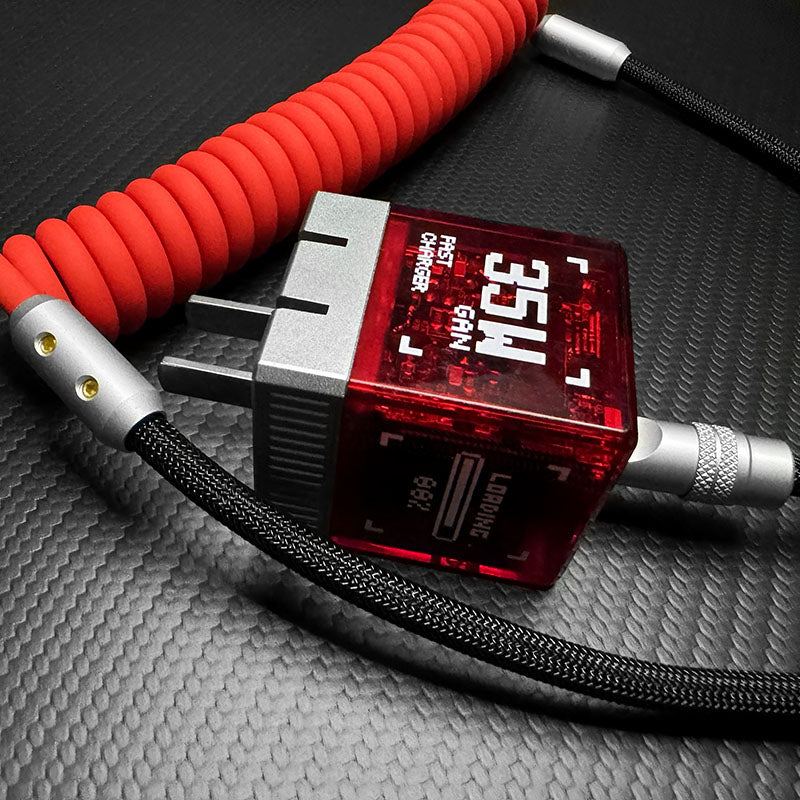 "Chubby" Spring Braided Silicone Fast Charge Cable - Image 6