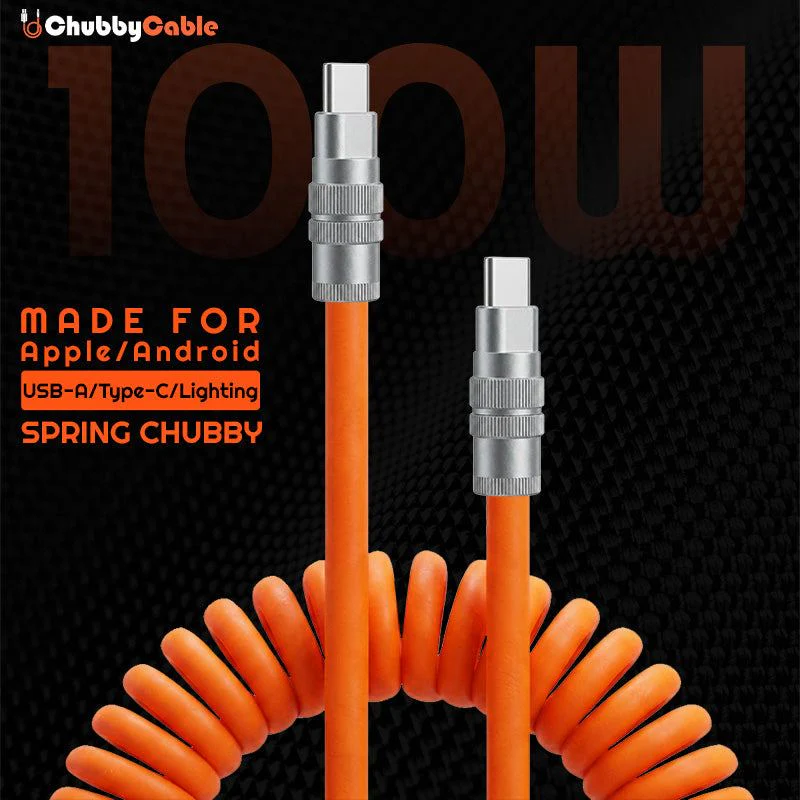 "Chubby" Spring Fast Charge Cable