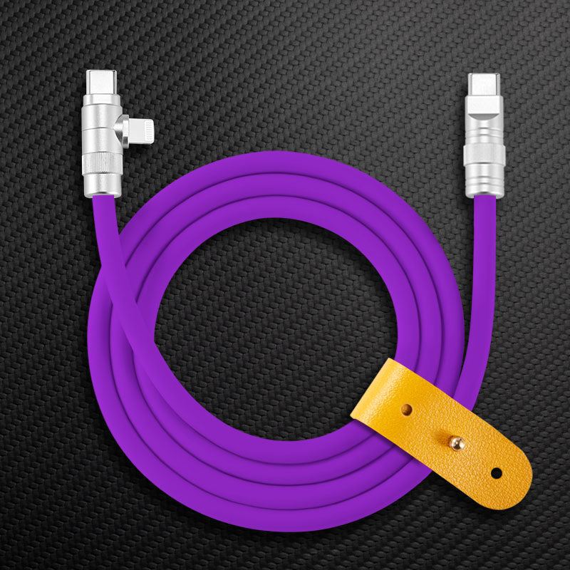 "Chubby" Type-C To Lightning & Type-C Fast Charge Cable - Image 10