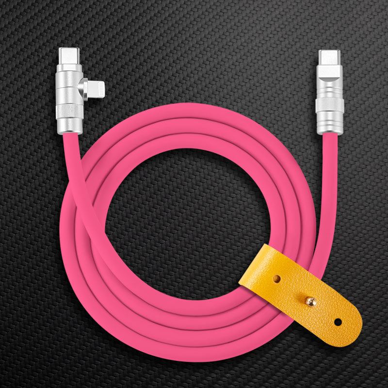 "Chubby" Type-C To Lightning & Type-C Fast Charge Cable - Image 12