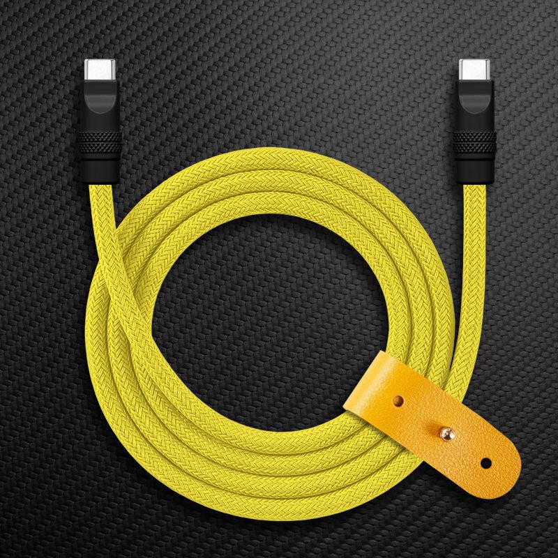 "Chubby" Vibrant Color-block Braided Charge Cable - Image 16