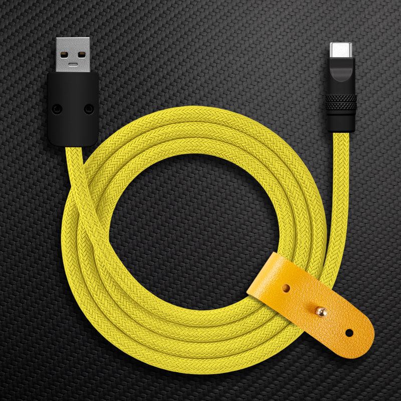 "Chubby" Vibrant Color-block Braided Charge Cable - Image 28