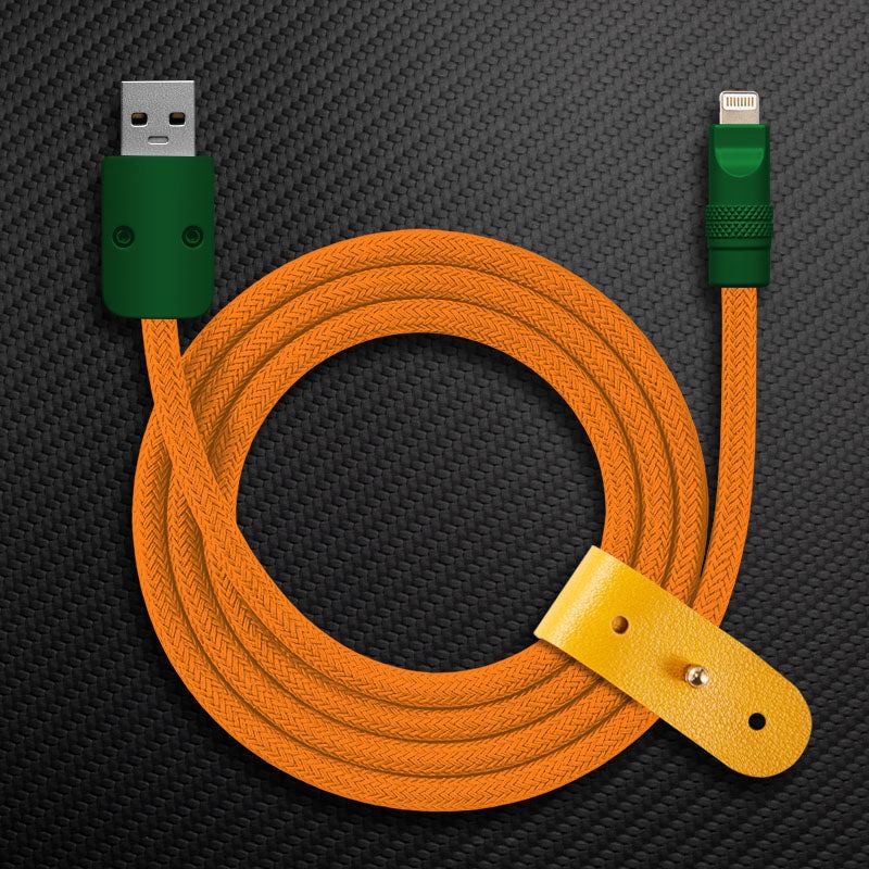 "Chubby" Vibrant Color-block Braided Charge Cable - Image 30