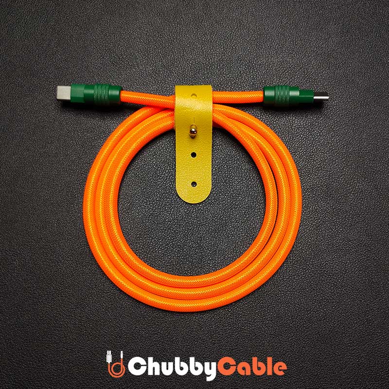 "Chubby" Vibrant Color-block Braided Charge Cable - Image 4