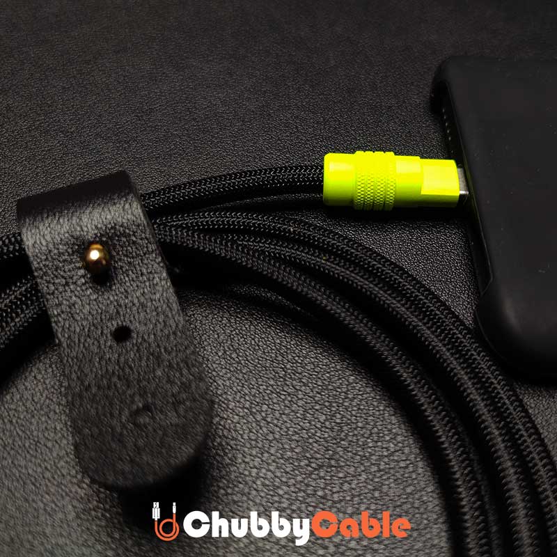 "Chubby" Vibrant Color-block Braided Charge Cable - Image 5