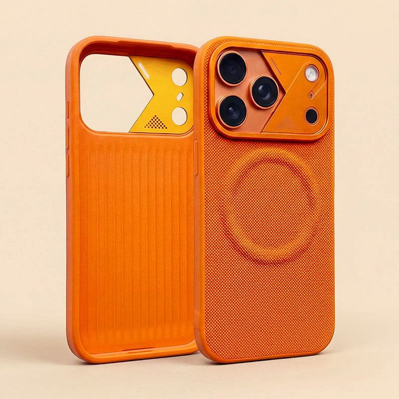 ChubbyArmor Diamond - Magnetic Leather Case with Metal Camera Shield For iPhone - Image 5