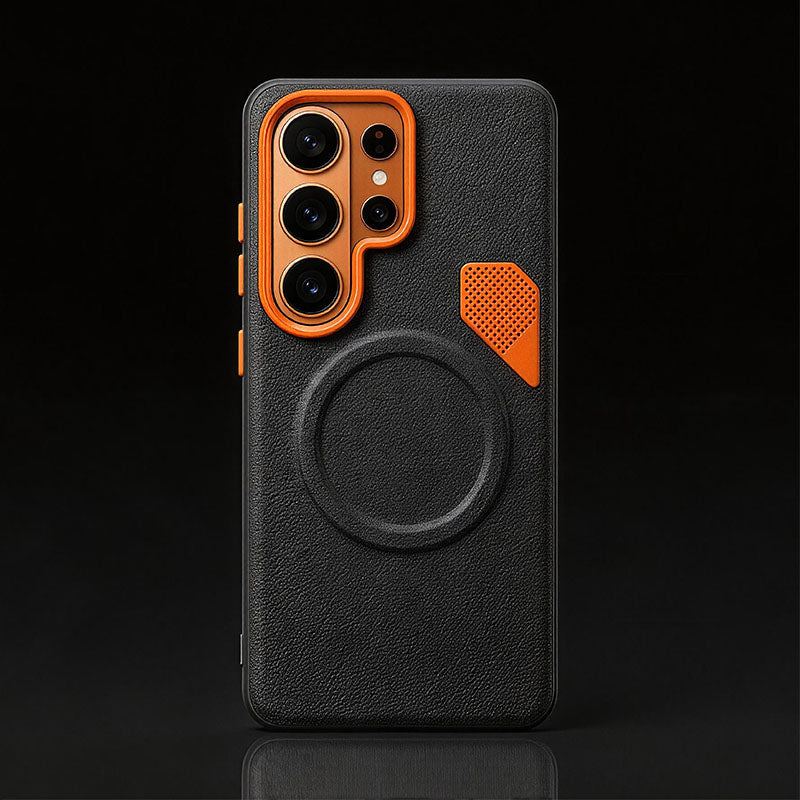 ChubbyArmor LuxeMag - Magnetic Leather Heat-Dissipation Case For Galaxy S26 - Image 6