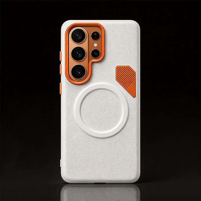 ChubbyArmor LuxeMag - Magnetic Leather Heat-Dissipation Case For Galaxy S26 - Image 7