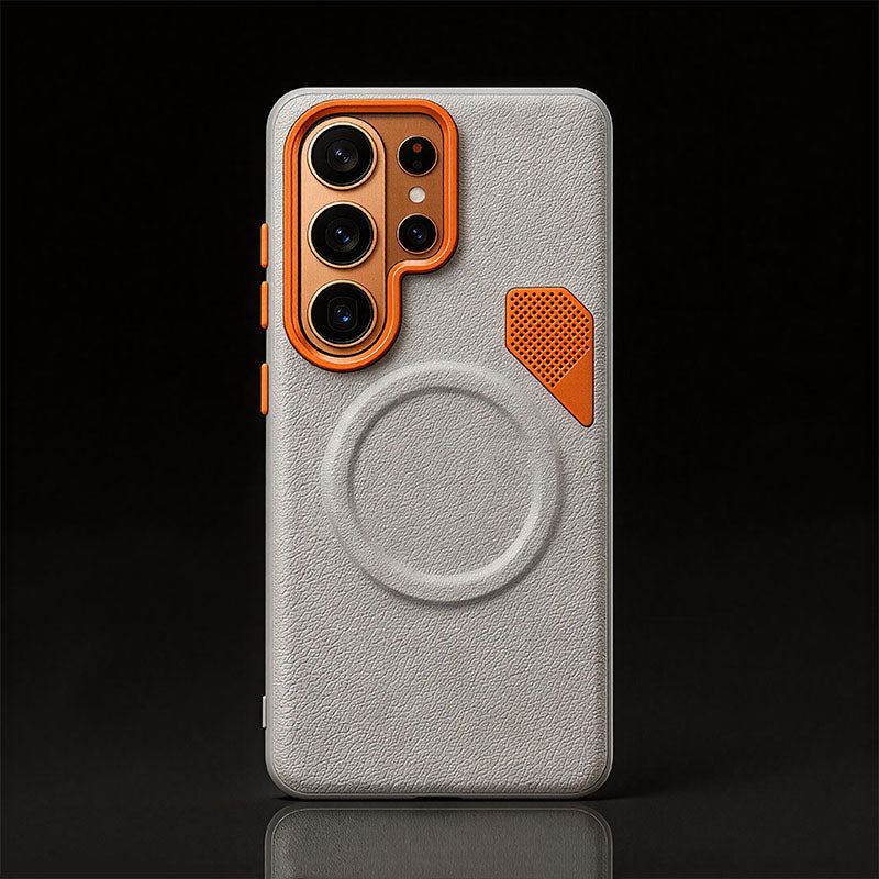 ChubbyArmor LuxeMag - Magnetic Leather Heat-Dissipation Case For Galaxy S26 - Image 8