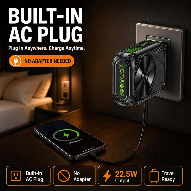 ChubbyBoost Magnetic Power Bank – 10000mAh Wireless Wall Charger - Image 4