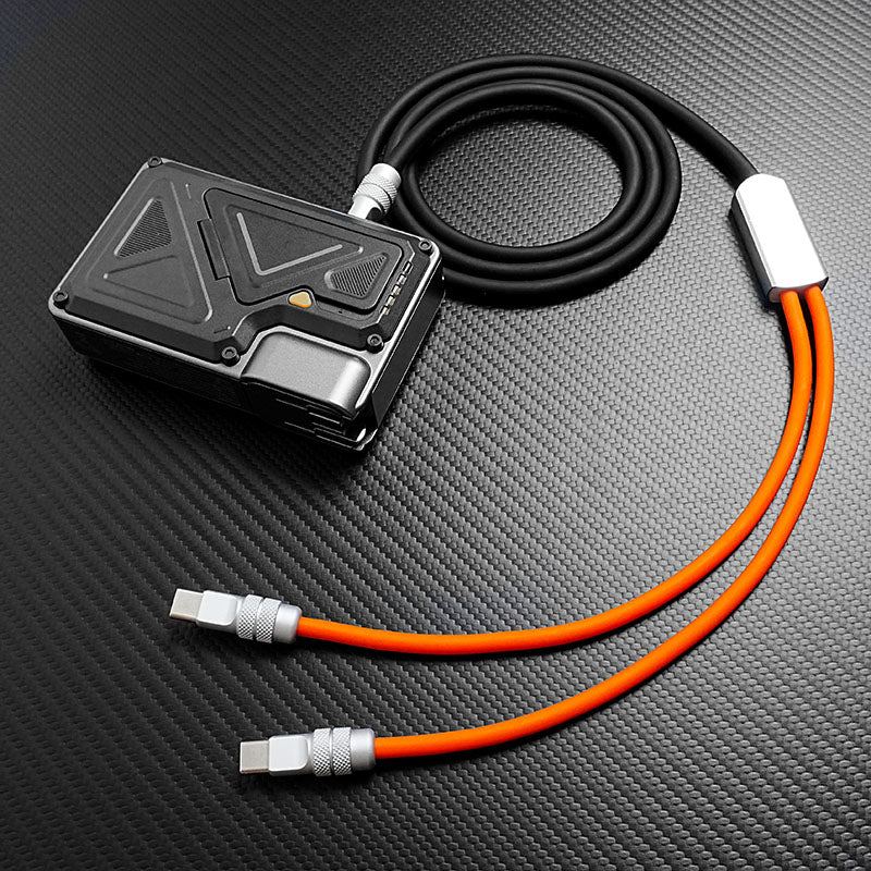 ChubbyCable Duo-Flex™ 100W & 60W 2-in-1 Fast Charging & Data Transfer Cable with Soft Silicone - Image 4