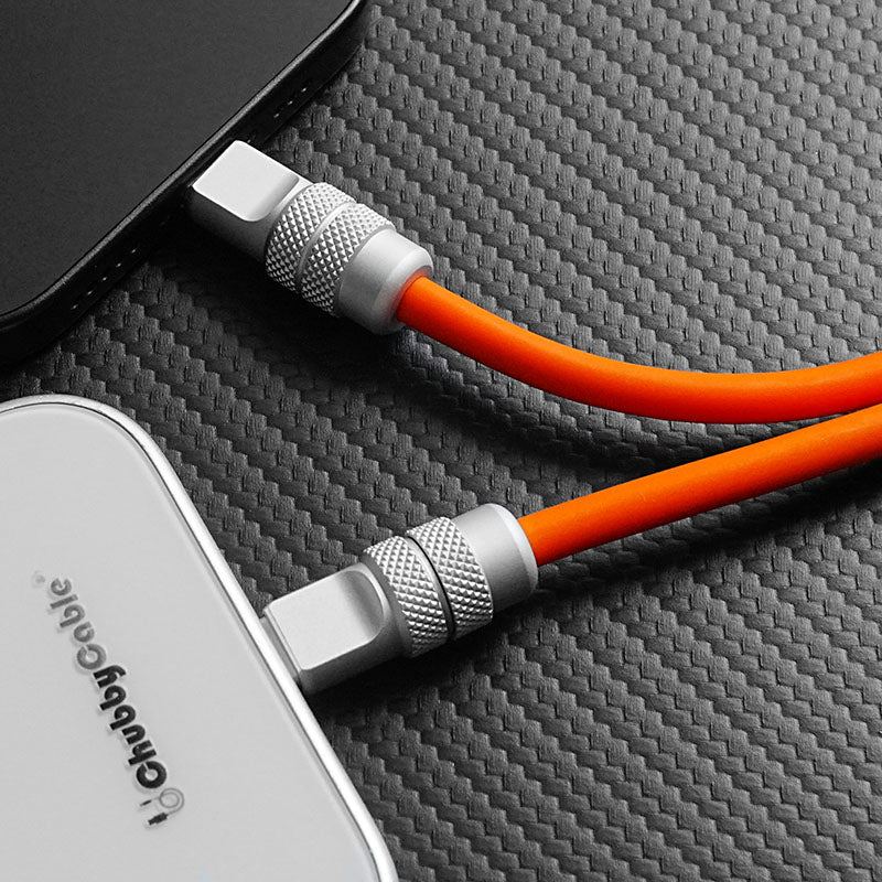 ChubbyCable Duo-Flex™ 100W & 60W 2-in-1 Fast Charging & Data Transfer Cable with Soft Silicone - Image 5