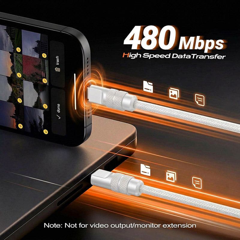 ChubbyCable Flex - 240W USB-C to USB-C Braided Cable - Image 3